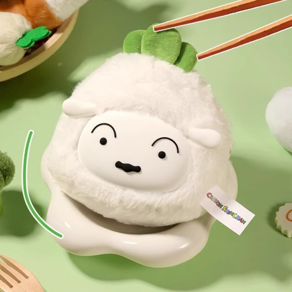 Crayon Shin-chan Oden Series Plush Coin Purse Blind Box