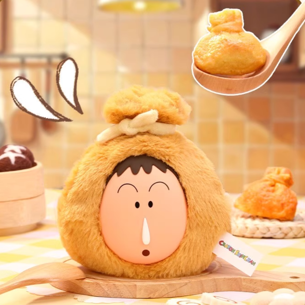 Crayon Shin-chan Oden Series Plush Coin Purse Blind Box
