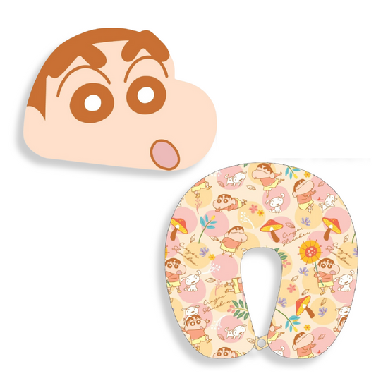 Crayon Shin-Chan Reversible Cushion & Neck Pillow