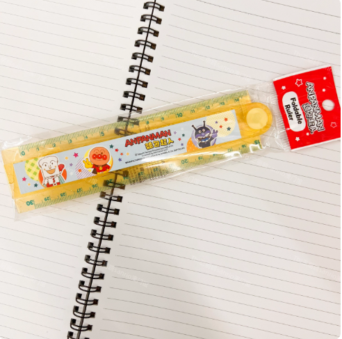 Anpanman 30cm Double-Sided Folding Ruler