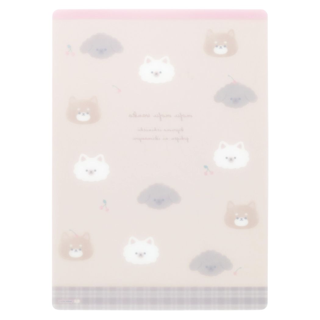 Cute Puppy Clear Desk Pad