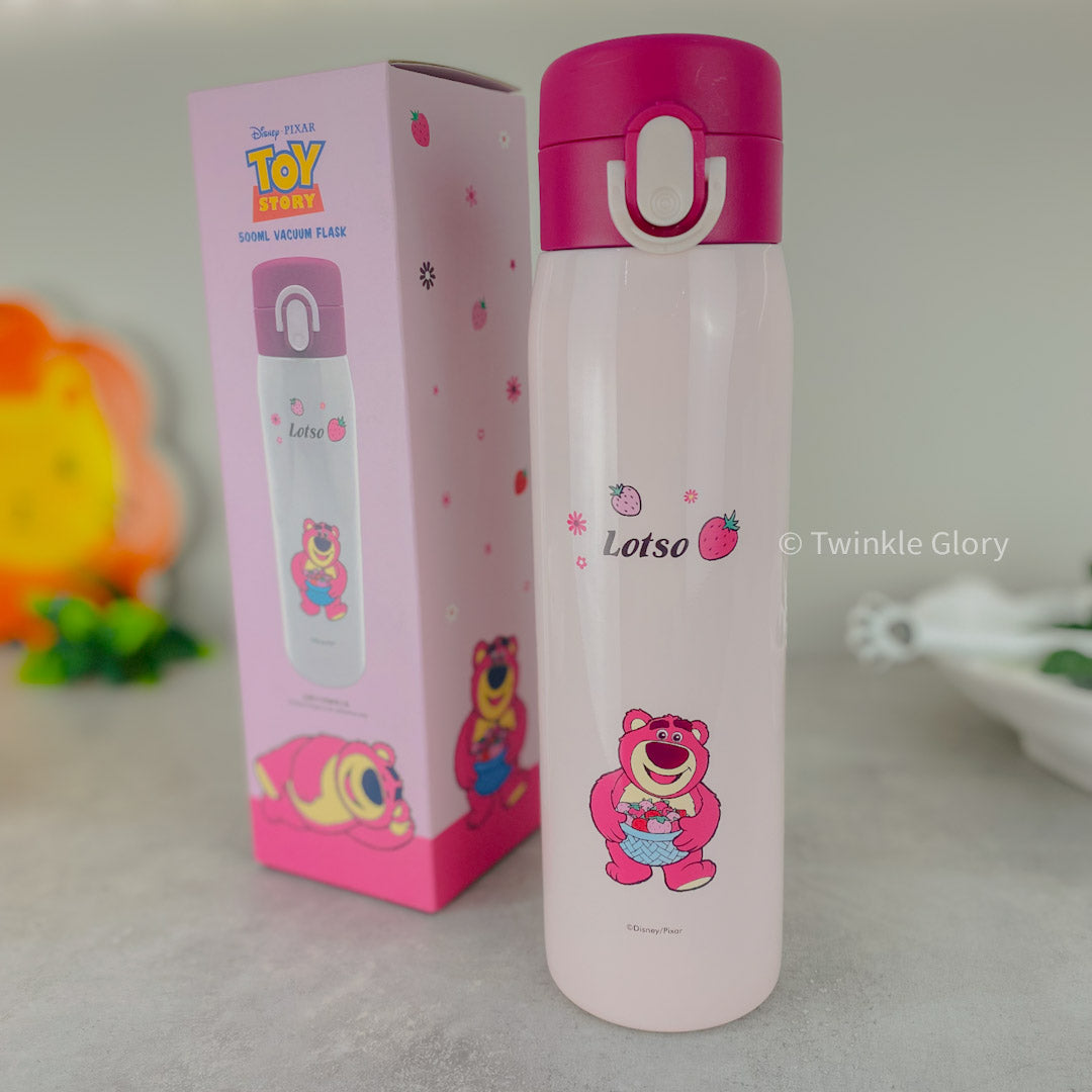 Disney Pixar Toy Story Lotso Thermos Vacuum Insulated Bottle 500ml