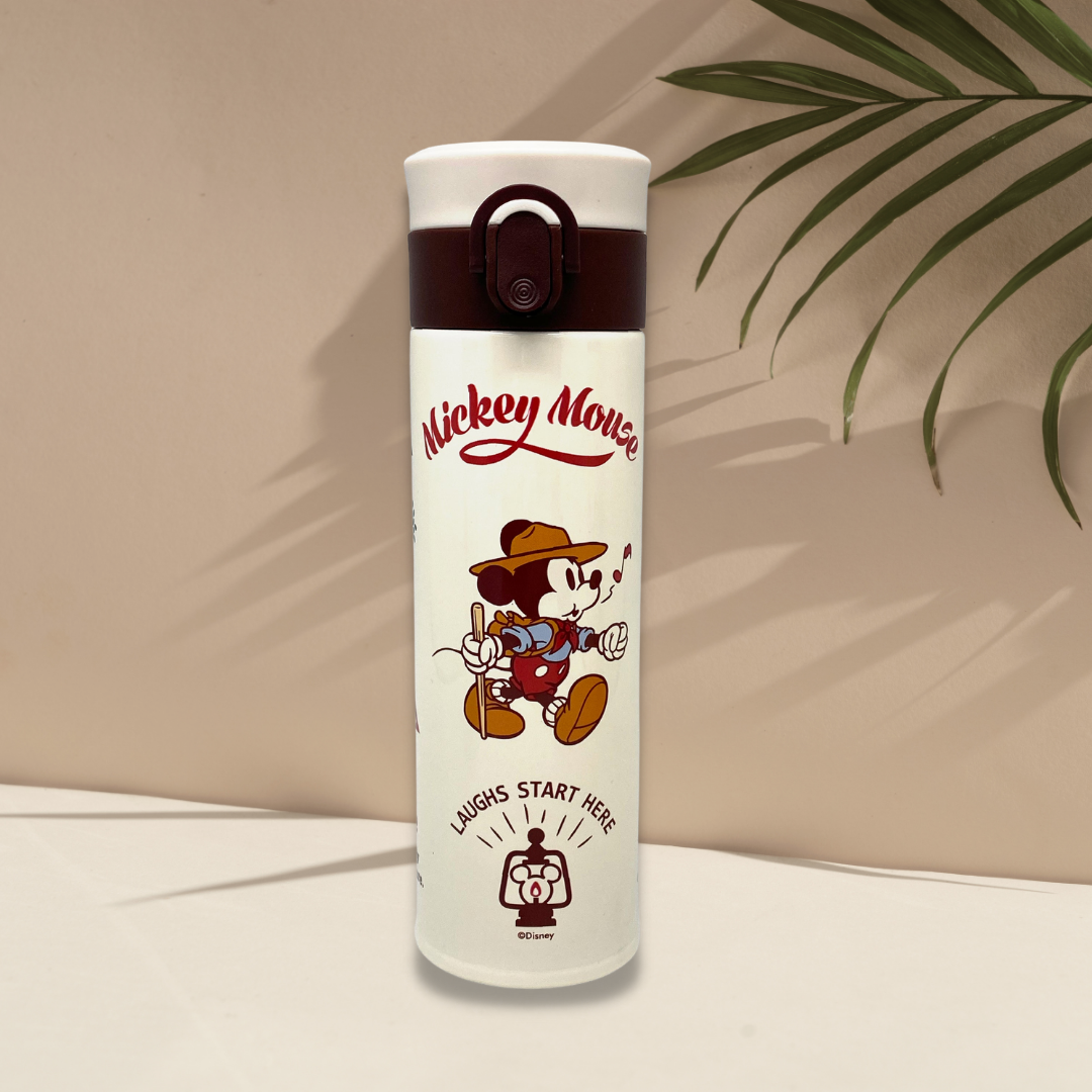 Disney Mickey Mouse Thermos Vacuum Insulated Bottle 330ML with  the Mickey Mouse whistling design