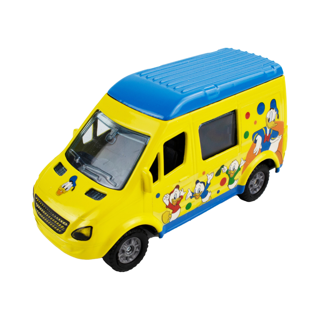 Disney Donald Duck Mini Mechanical Car Toy Station Wagon