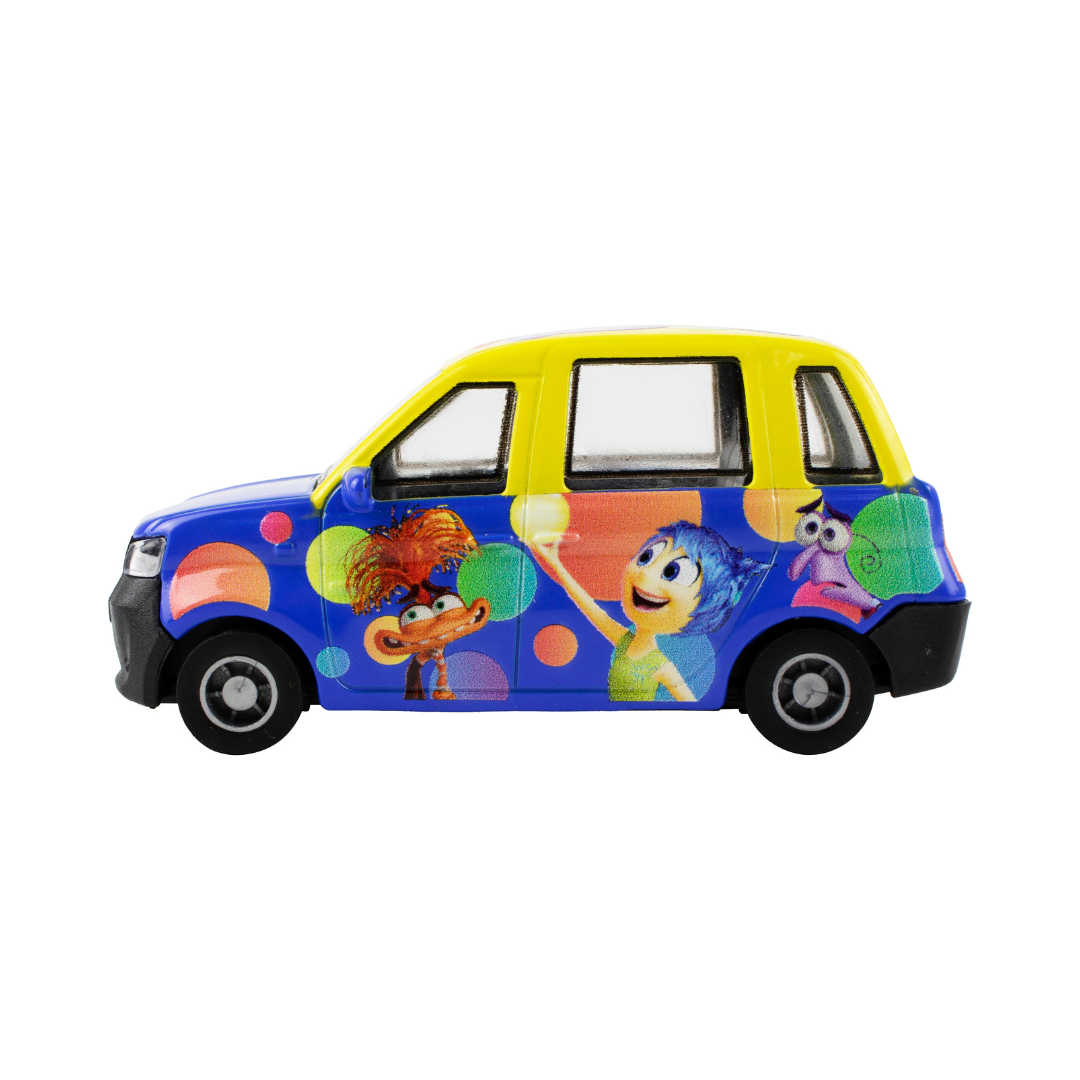 Disney Inside Out 2 Mini Mechanical Car Toy Taxi