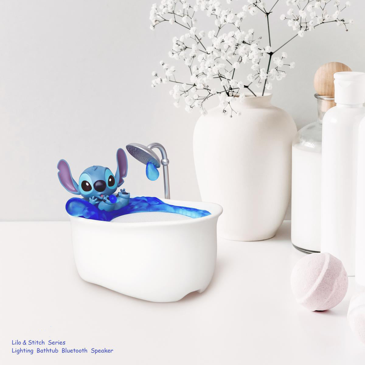 Disney Lilo Stitch Series Lighting Bathtub Bluetooth Speaker