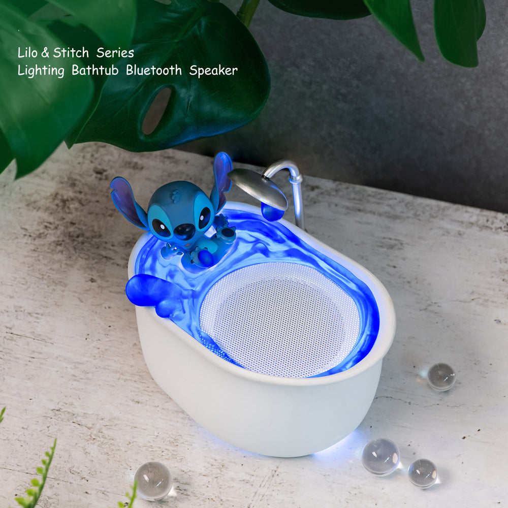 Disney Lilo Stitch Series Lighting Bathtub Bluetooth Speaker