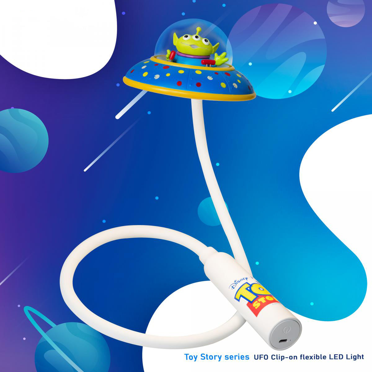 Disney Pixar Toy Story Alien Spaceship USB Rechargeable LED Light