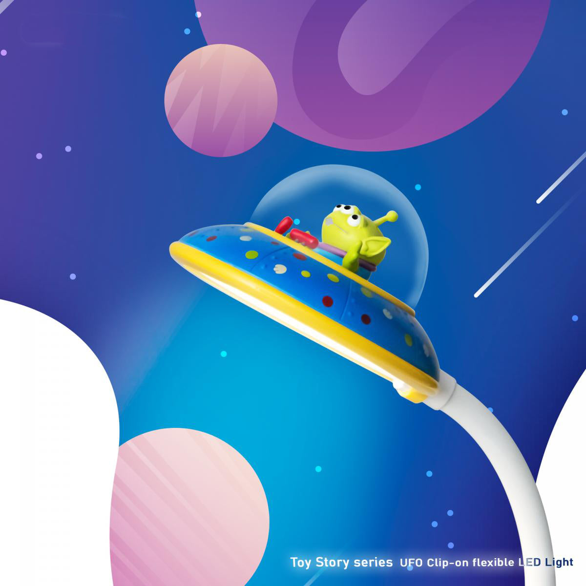 Disney Pixar Toy Story Alien Spaceship USB Rechargeable LED Light