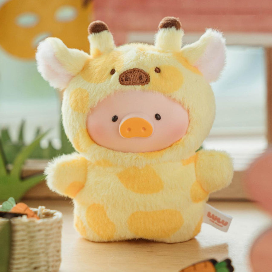 LuLu The Piggy Animal Party Puppet Show Face Plush Keychain