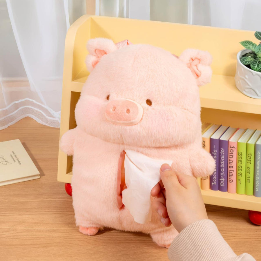LuLu the Piggy Plush Tissue Case