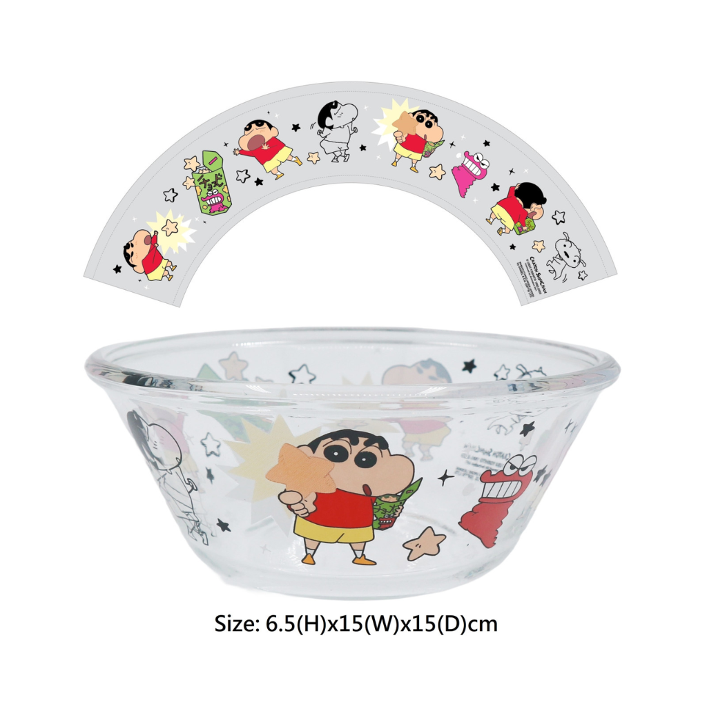Crayon Shin-chan Glass Bowl 15cm