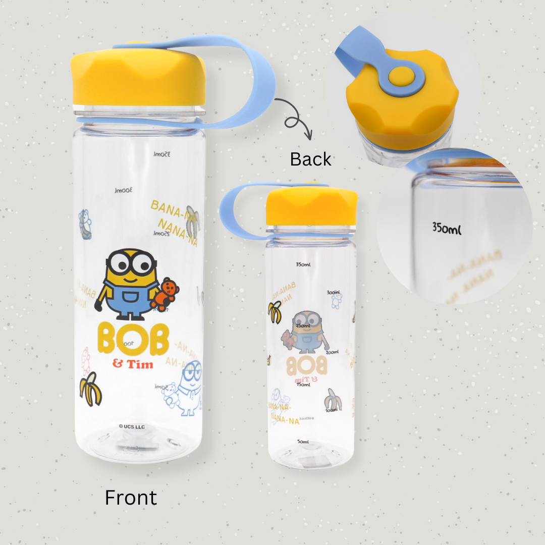 Minions Bob & Tim Portable Sports Water Bottle 350ml