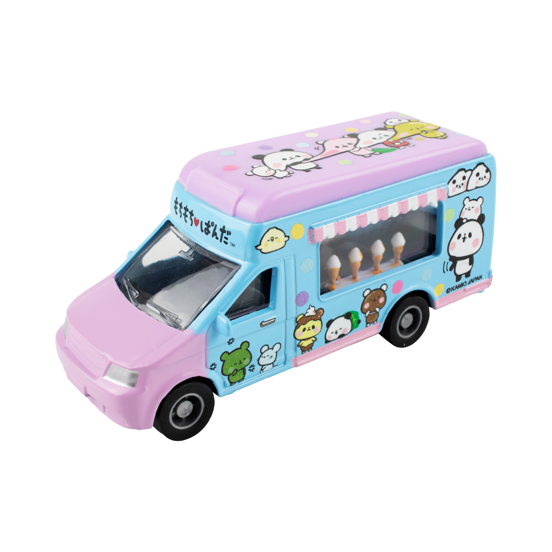 Mochi Mochi Panda Mini Mechanical Car Toy Ice Cream Van