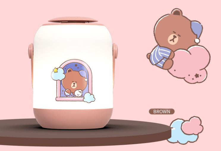 NVC Line Friends Round Handle Soft Night Light