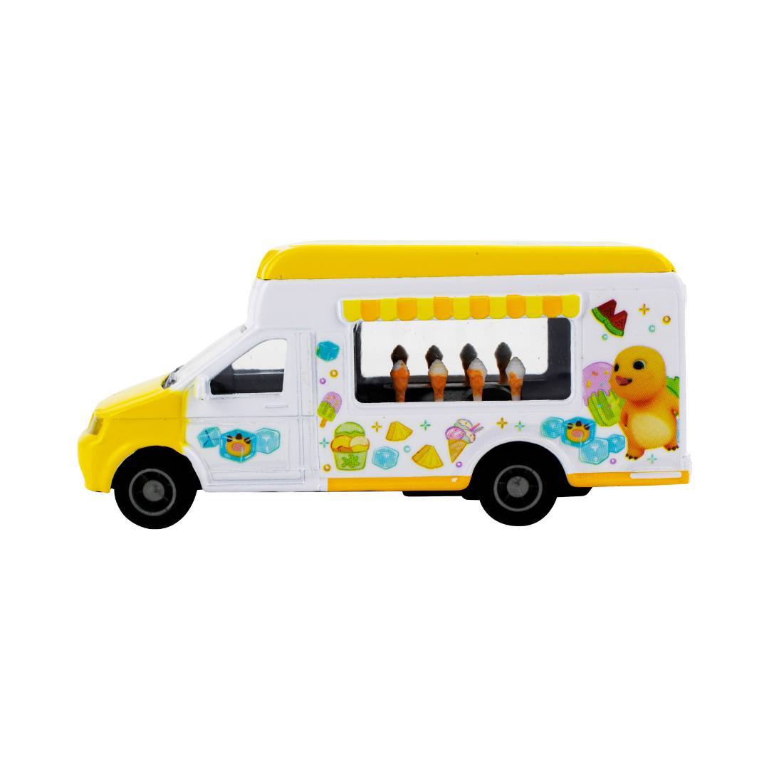 Nailong Mini Mechanical Car Toy Ice Cream Van