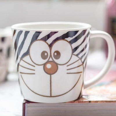 Doraemon Animal Stripe Pattern Ceramic Mug