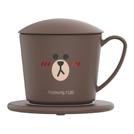 Joyoung Line Friends USB Electric Constant Warm Coaster - Brown