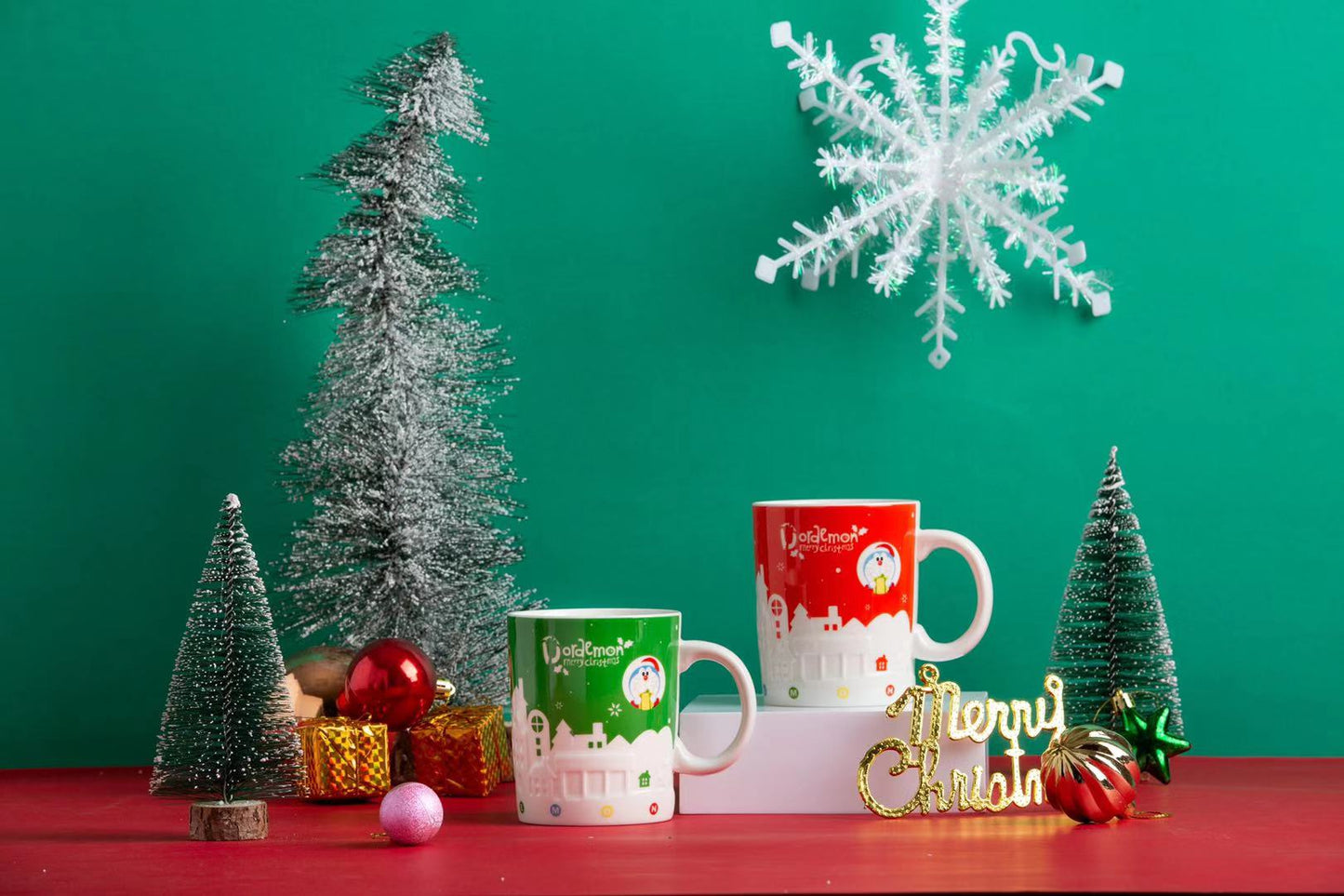 Doraemon Christmas Edition Ceramic Mug
