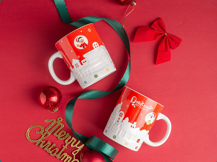Doraemon Christmas Edition Ceramic Mug