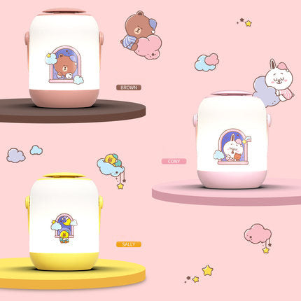 NVC Line Friends Round Handle Soft Night Light