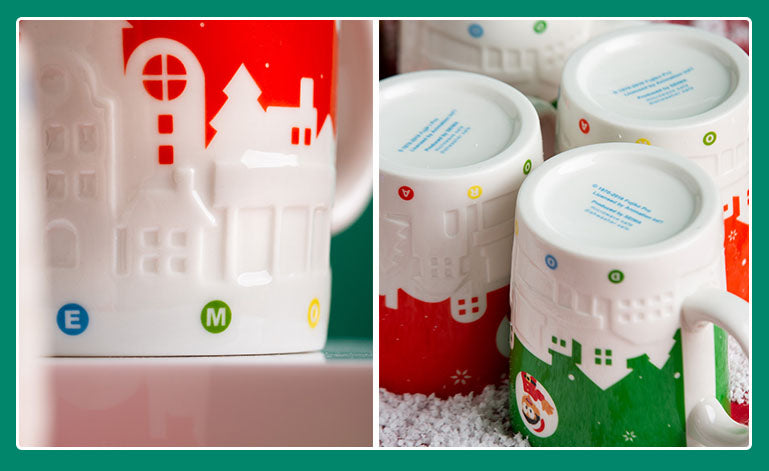 Doraemon Christmas Edition Ceramic Mug