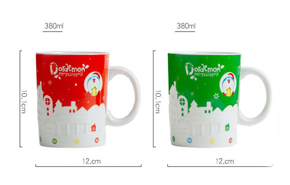 Doraemon Christmas Edition Ceramic Mug