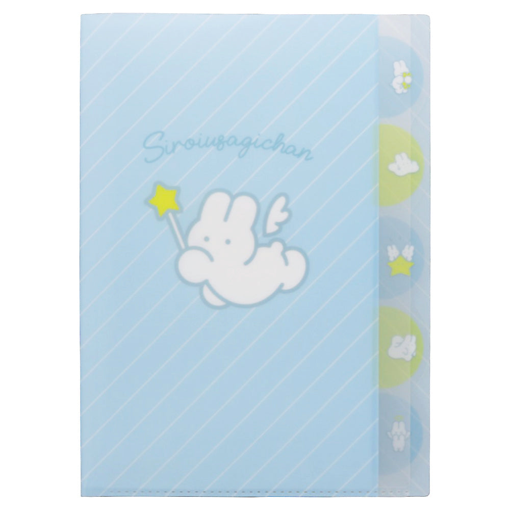 Siroi Usagichan A4 5-Pocket Clear File