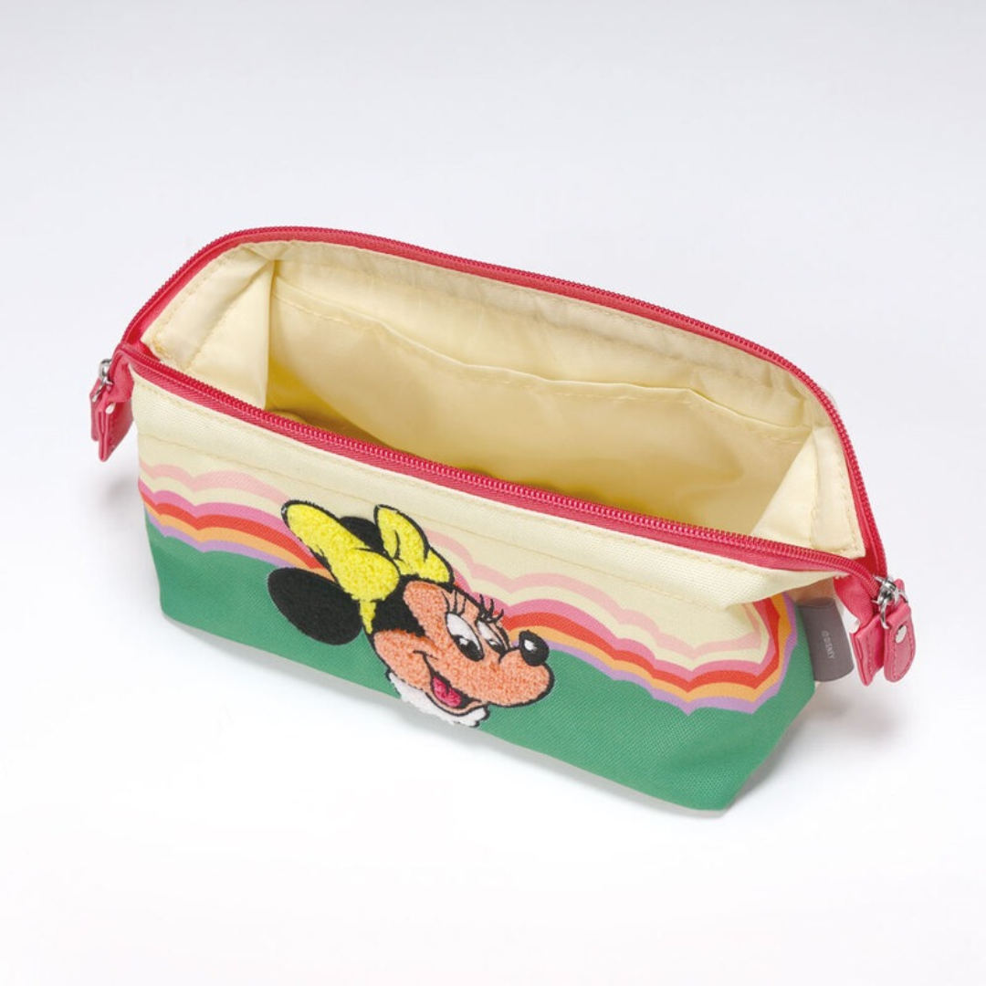 Skater Disney Minnie Mouse Retro Series Polyester Pouch Bag