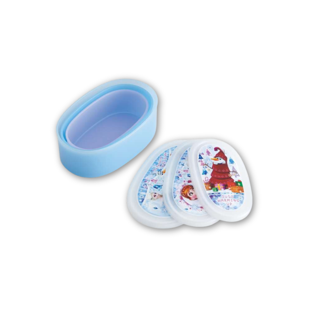 Skater Disney Princess Frozen Bento Lunch Box 3pcs