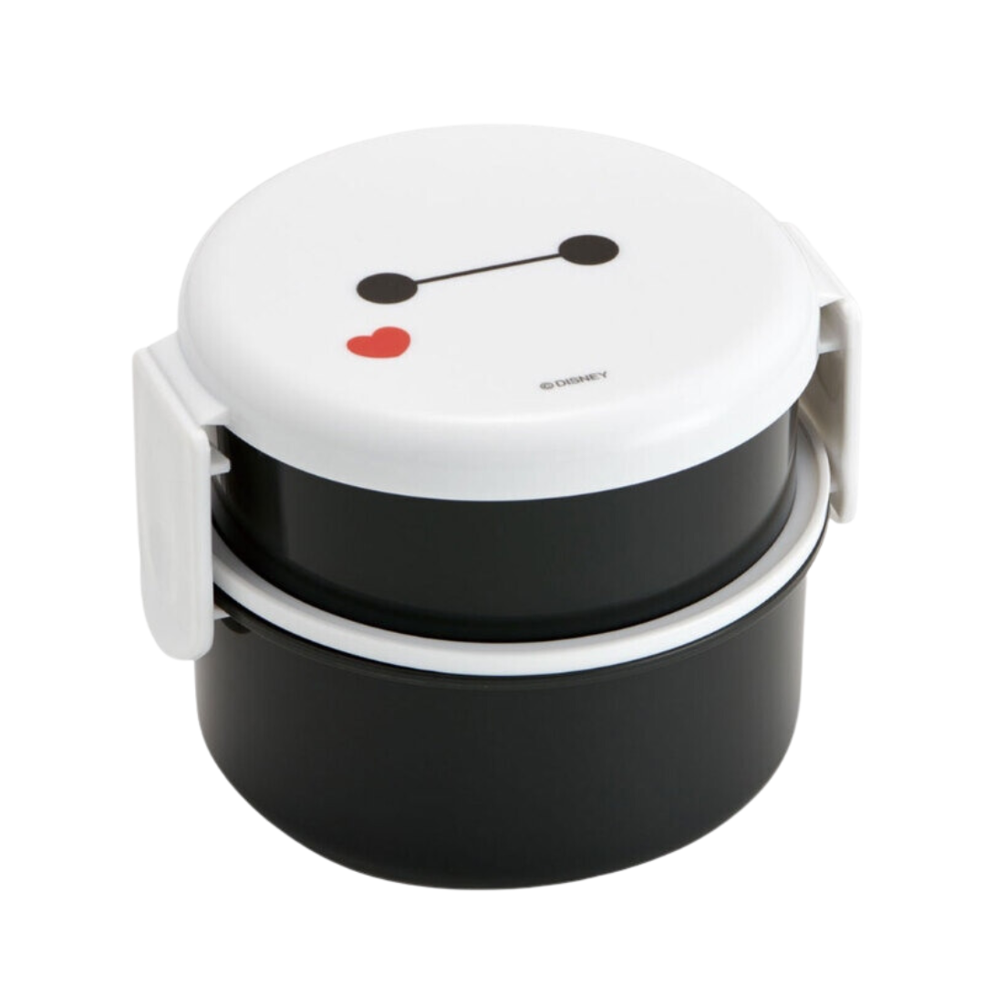 Skater Disney Baymax 2-tier Round Bento Lunch Box 500ml