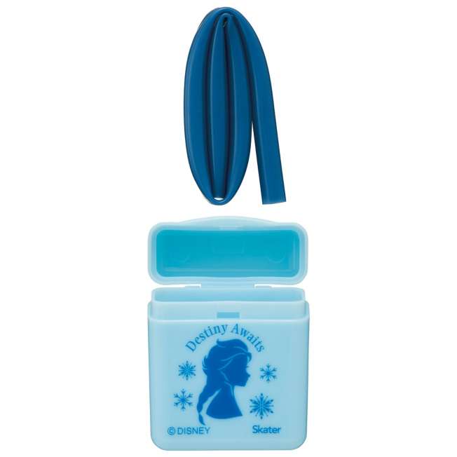 Skater Disney Frozen 2 Silicone Straw 21cm with Case