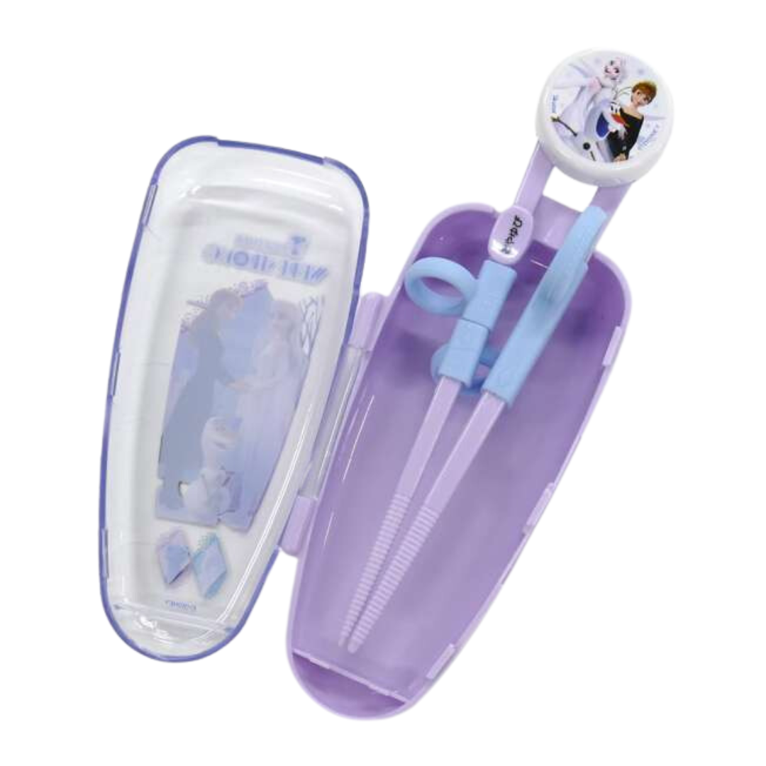 Skater Disney Princess Frozen Training Chopsticks with Case