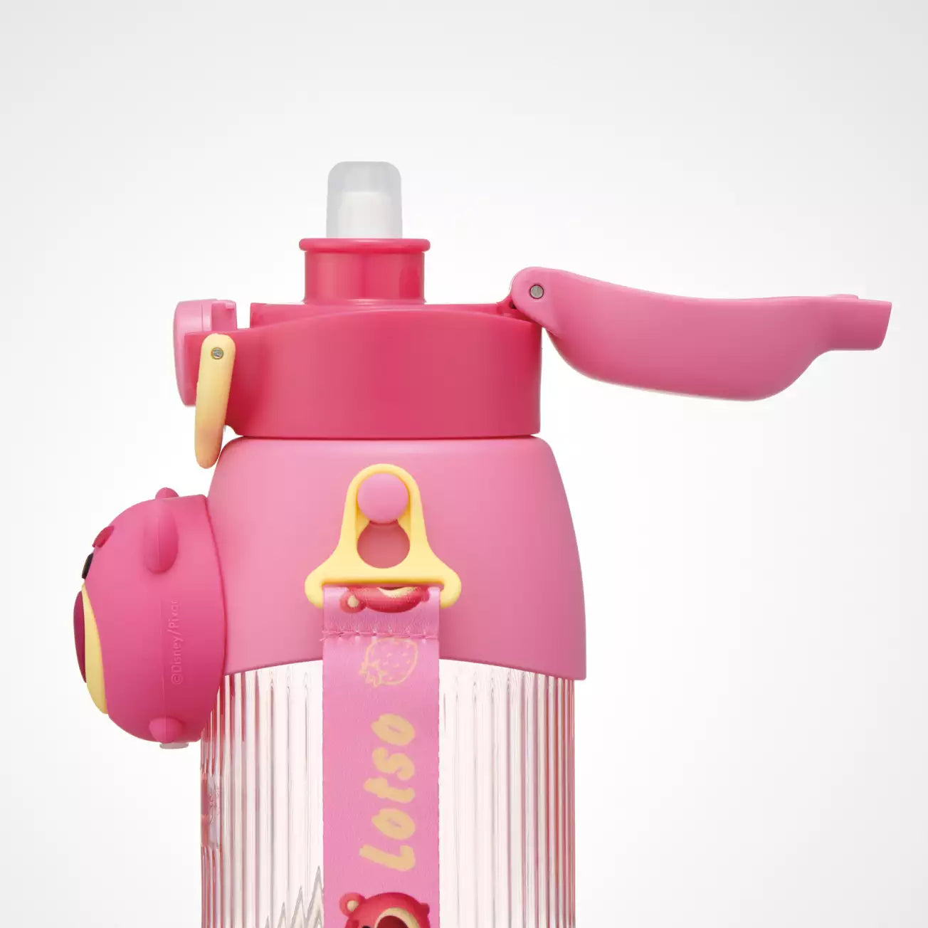 Skater Disney Tsum Tsum Lotso 3D Mascot Straw Bottle 590ml