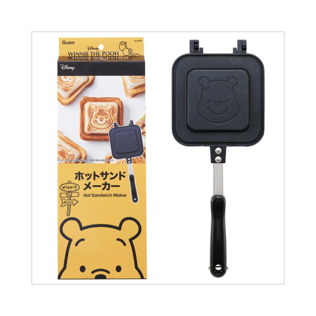Skater Disney Winnie The Pooh Aluminium Hot Sandwich Maker Frying Pan