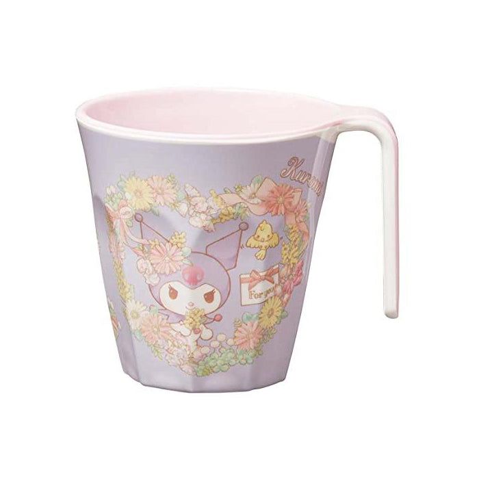 Skater Sanrio Kuromi Melamine Tumbler With Handle 300ml
