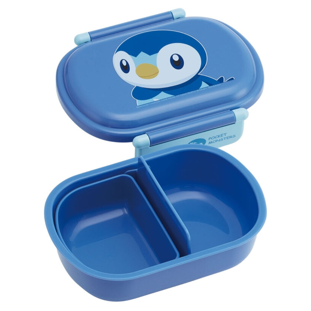 Skater Pokémon Piplup Fluffy Lid Tight Bento Lunch Box 360ml
