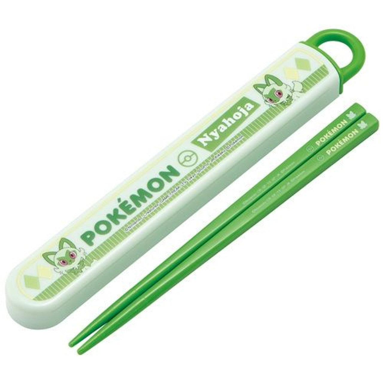 Skater Pokemon Sprigatito Children Chopsticks Box Case Set