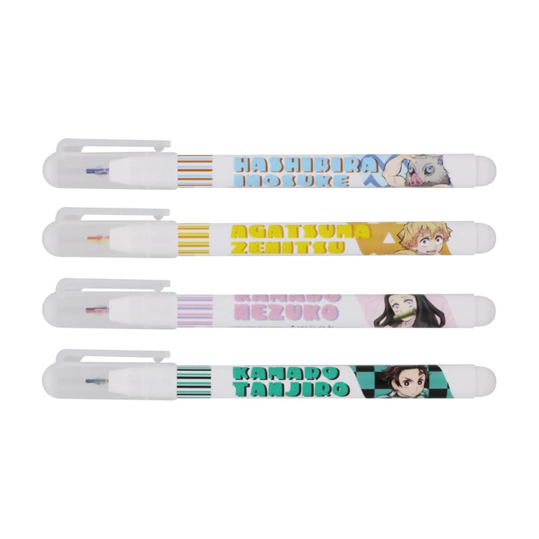 Demon Slayer Main Character Twiink 2 Water Based Colour Line Pen 4pc Set
