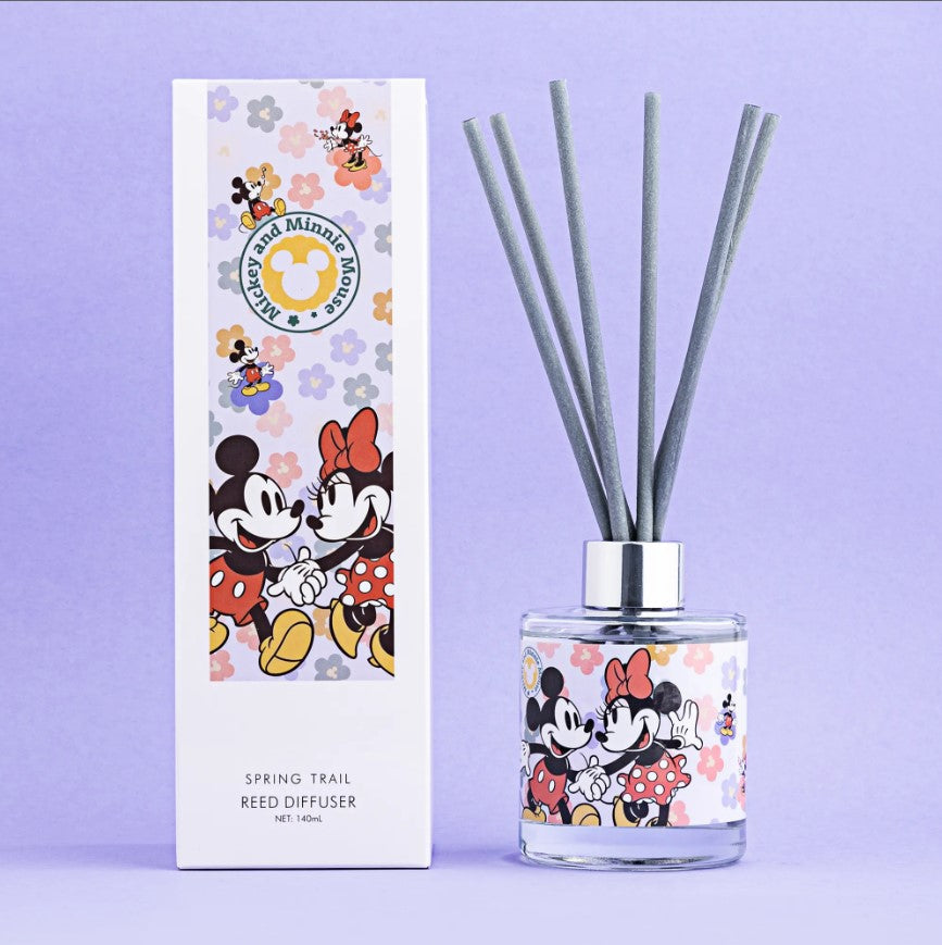 Disney Mickey and Minnie Mouse Spring Trail Reed Diffuser