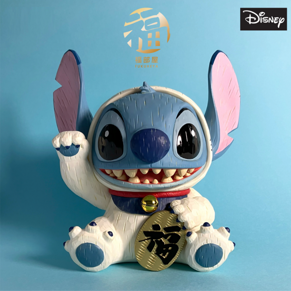 Disney Stitch Fukuheya Maneki Neko