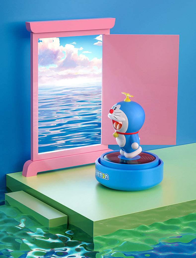 Doraemon Solar Powered Rotating Aromatherapy Diffuser