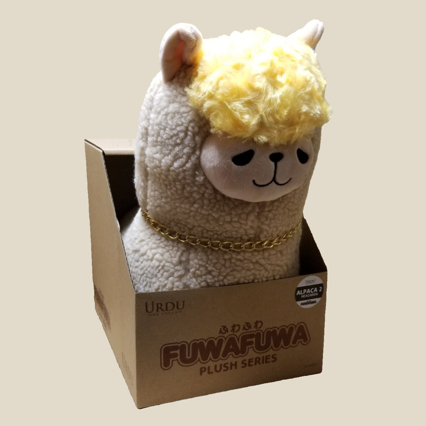 FUWAFUWA Alpaca Japanese Headman 30cm