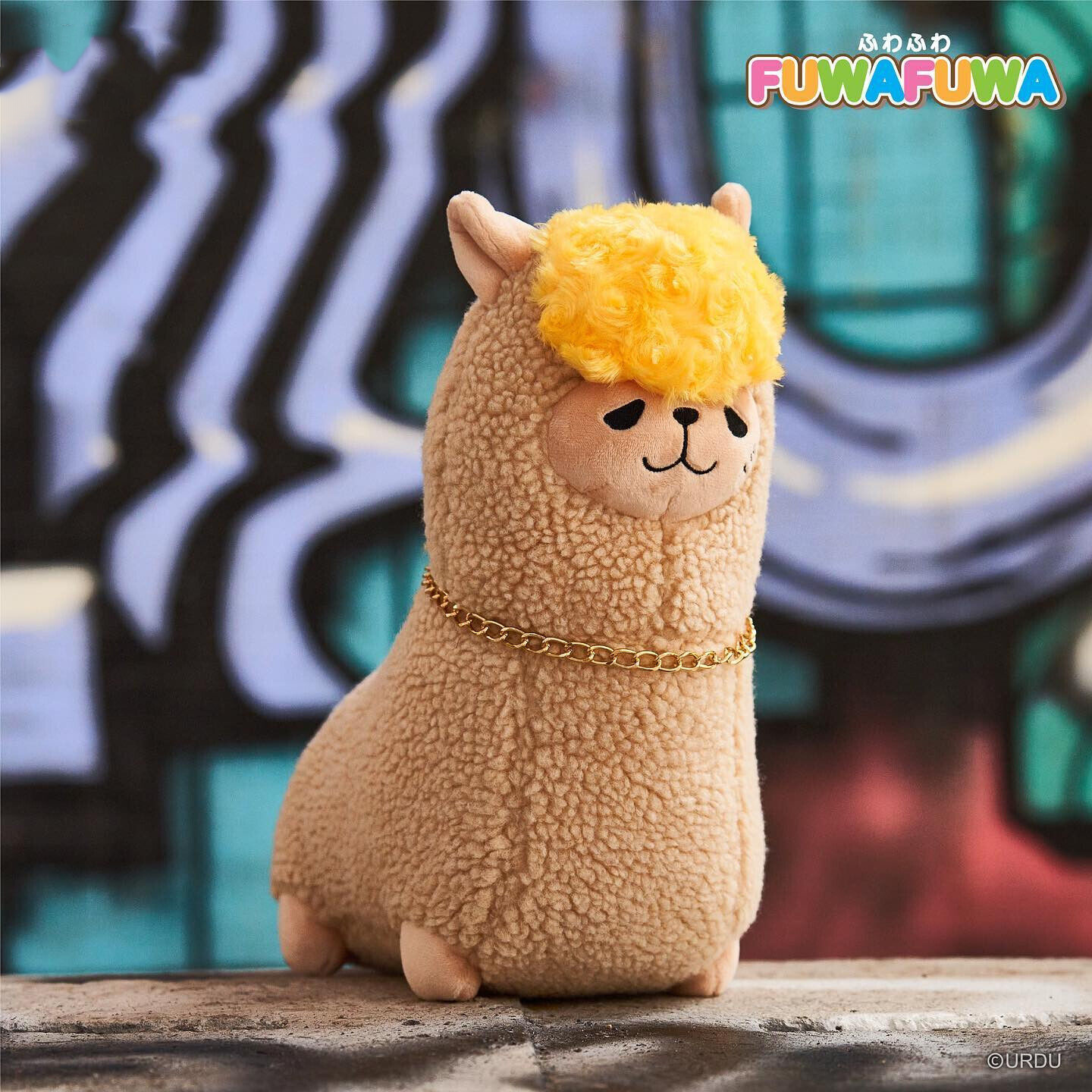FUWAFUWA Alpaca Japanese Headman 30cm