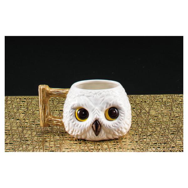 Warner Bros Harry Potter Hedwig Ceramic 3D Face Mug