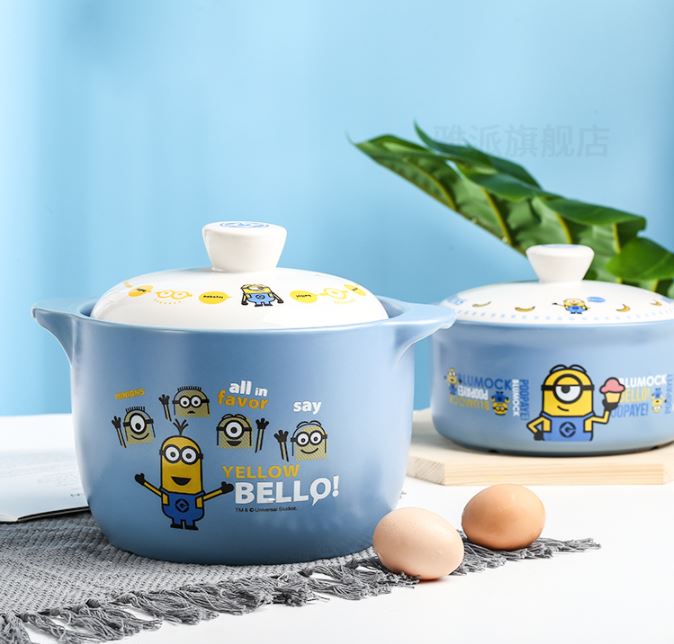 Various Minion Heat-Resistant Casserole with Lids