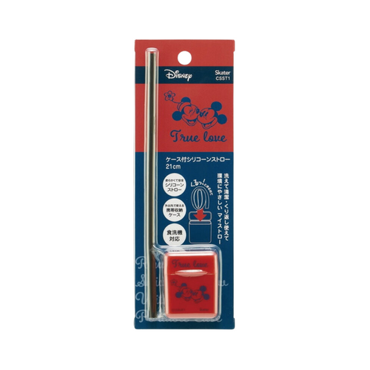 skater-disney-mickey-and-minnie-mouse-sillicone-straw-with-case-21cm