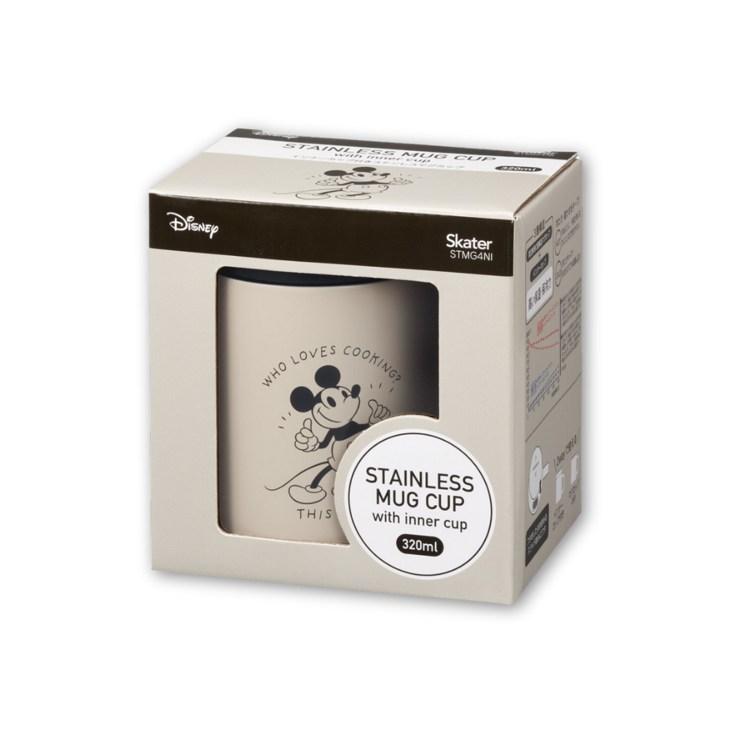 Skater Disney Mickey Vacuum-Sealed Stainless Steel Mug 330ml