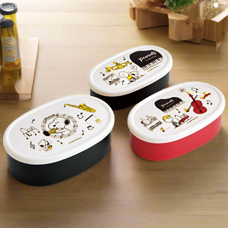 Skater Peanuts Orchestra Sealed Kids Container 3pc Set