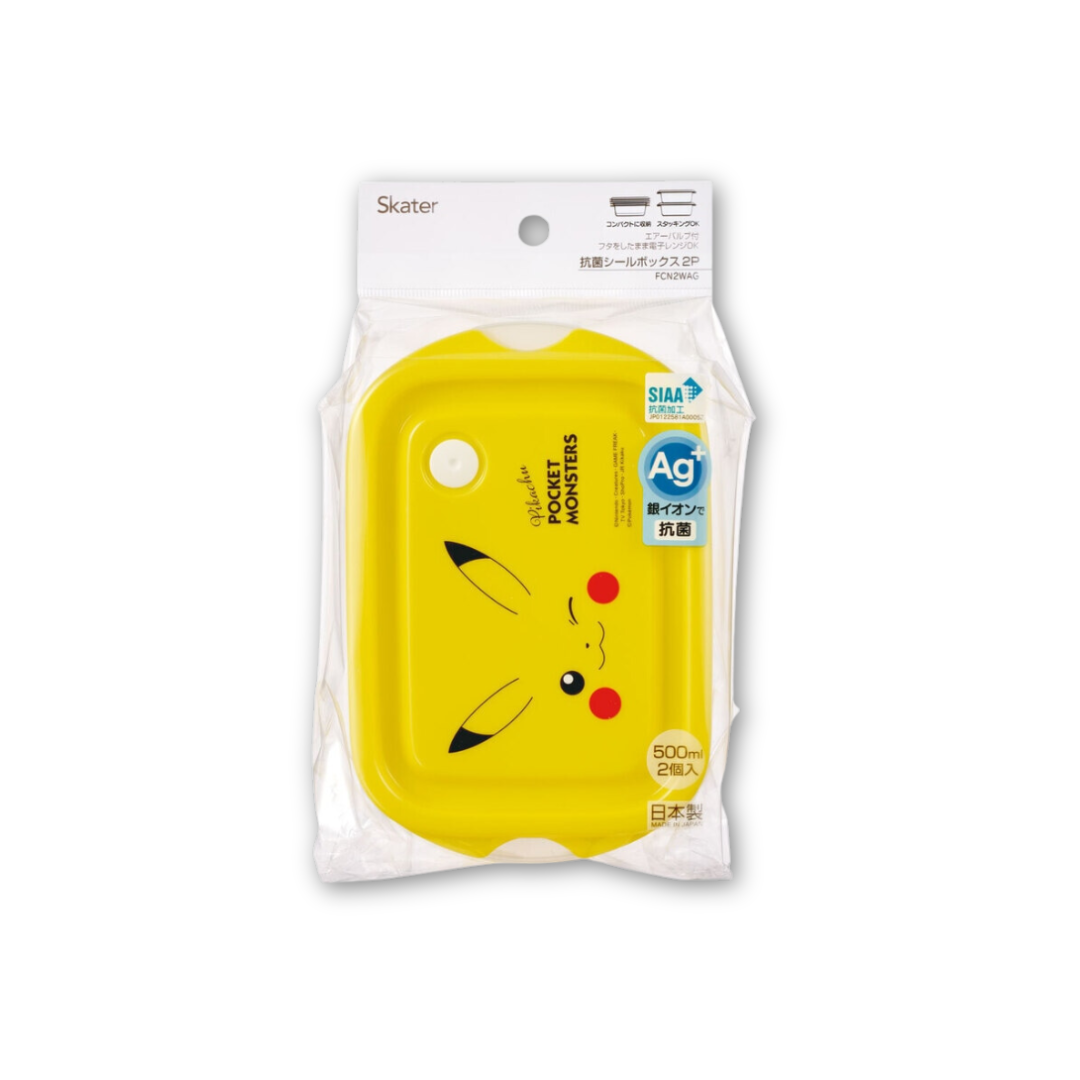 Skater Pokemon Pikachu Bento Lunch Box 2pcs set 500ml